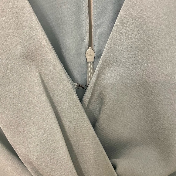 Blue ASTR blue flux wrap dress silky - Picture 3 of 6